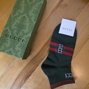 New Luxury Designer Crew Socks Green